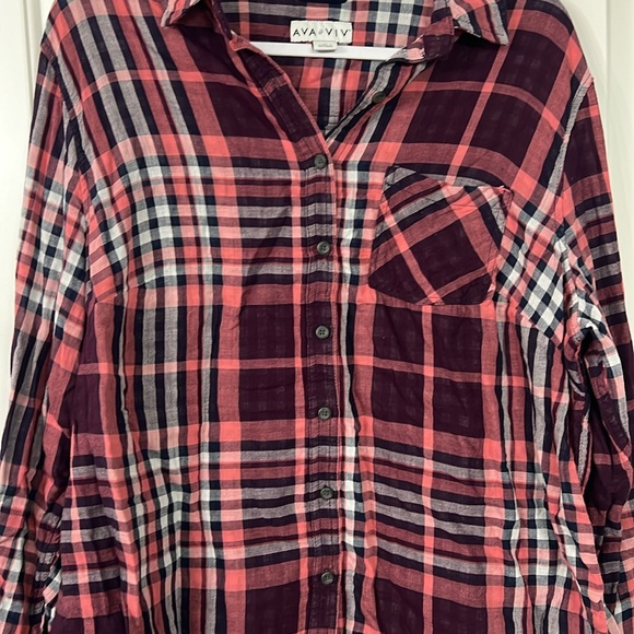 Plaid button down shirt - Picture 3 of 6